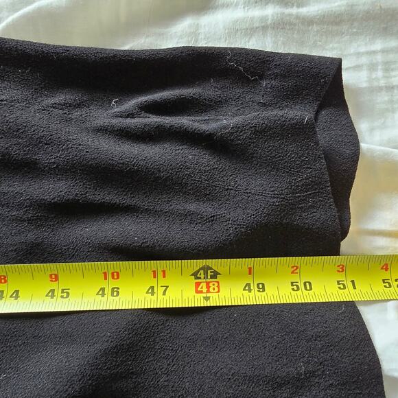 Madewell Smocked Button-Front Cropped Jumpsuit Black Size 4 Easy Comfy - Picture 11 of 11